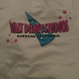 Disney White Tee with Blue Accents